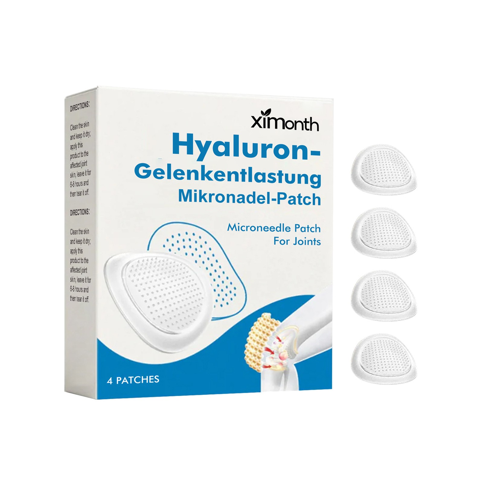 4~20PCS Microneedle Joint Patch , Hyaluron – Gelenkentlastung Mikronadel Patch
