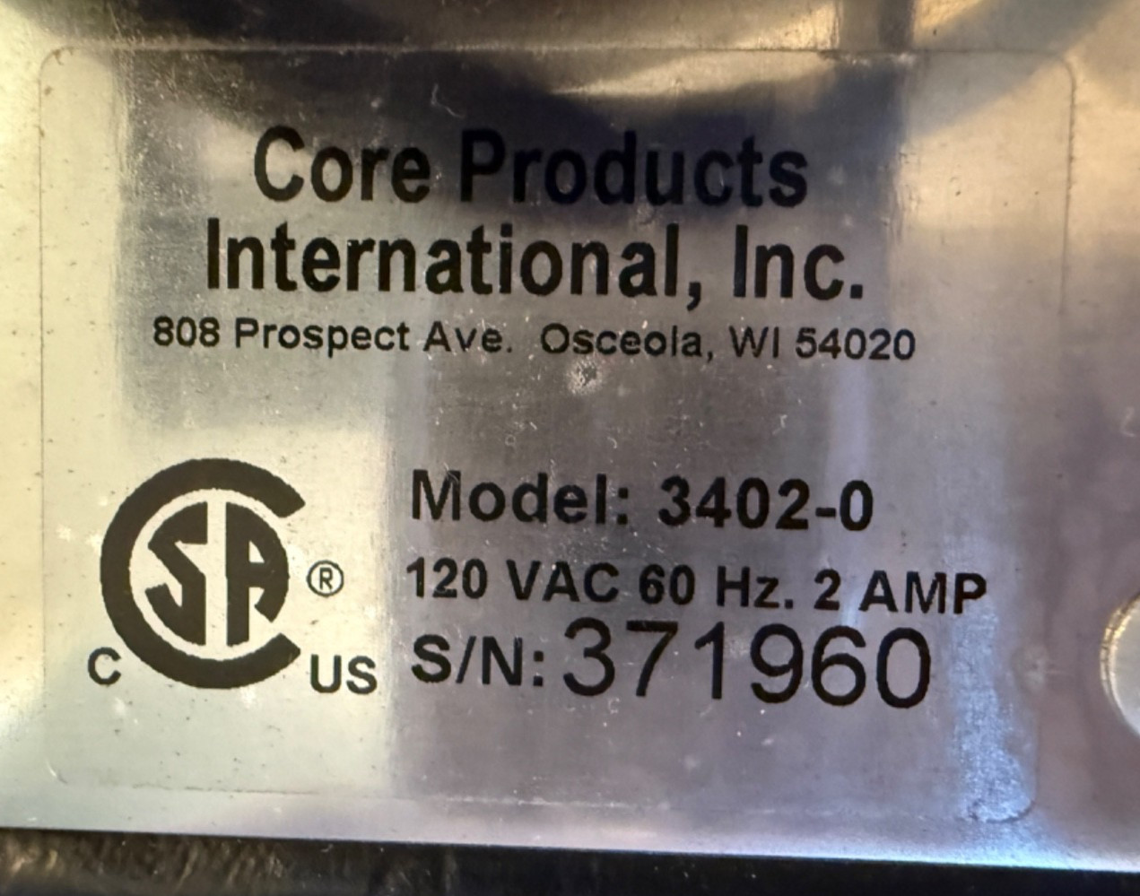 Core Products Jeanie Rub Variable Speed Massager 3402-0 Accessory Posts USA Made