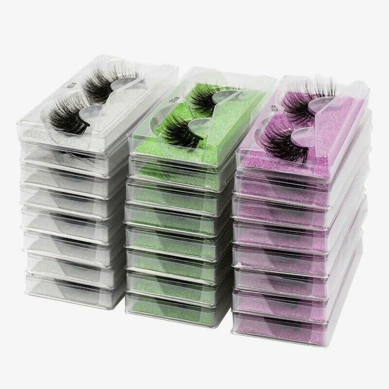Wholesale Eyelashes 20/30/40/100pcs 3D Mink Lashes Natural Mink Eyelash Makeup