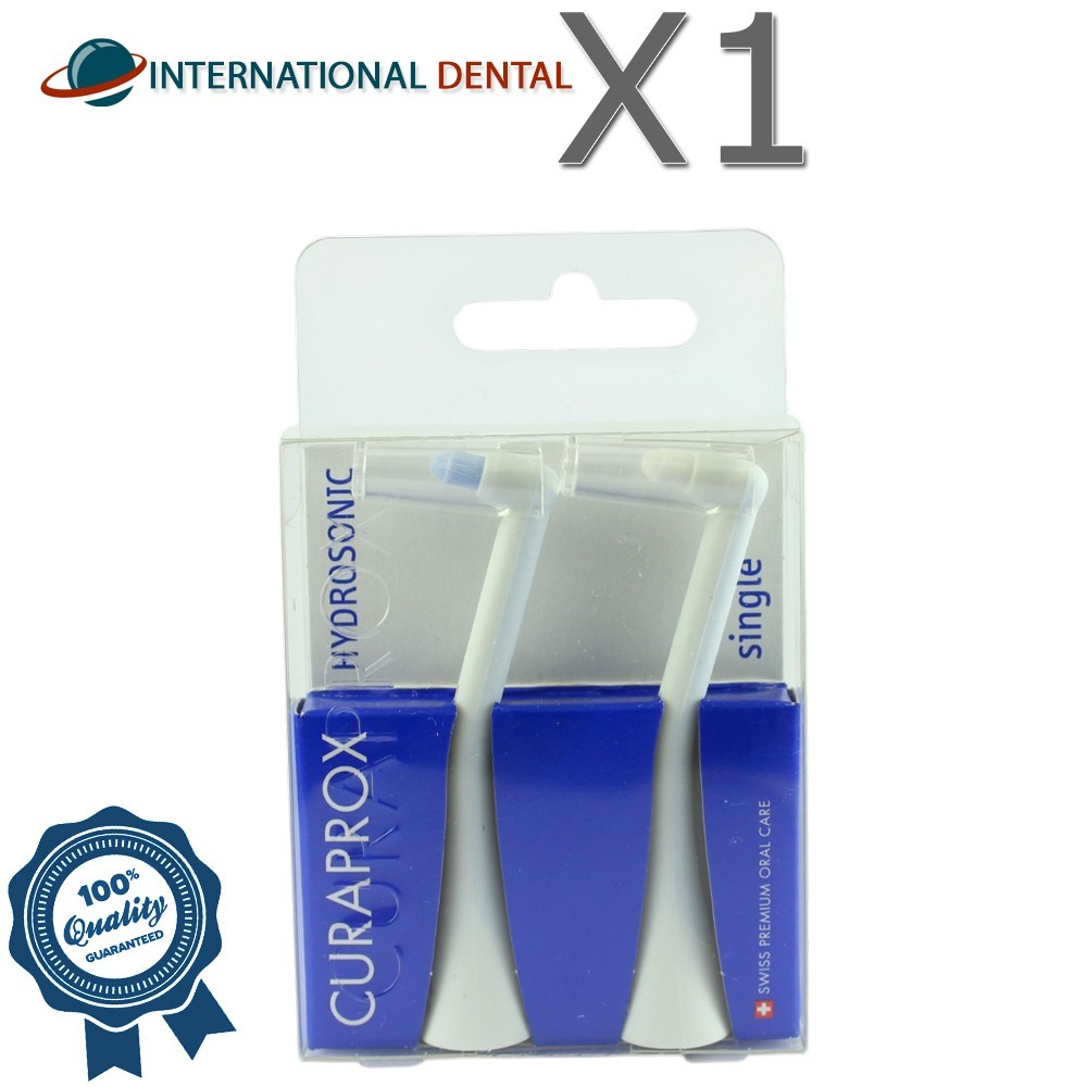 Curaprox Hydrosonic Single Brush Heads 2 Pcs Electric Toothbrush Replacement