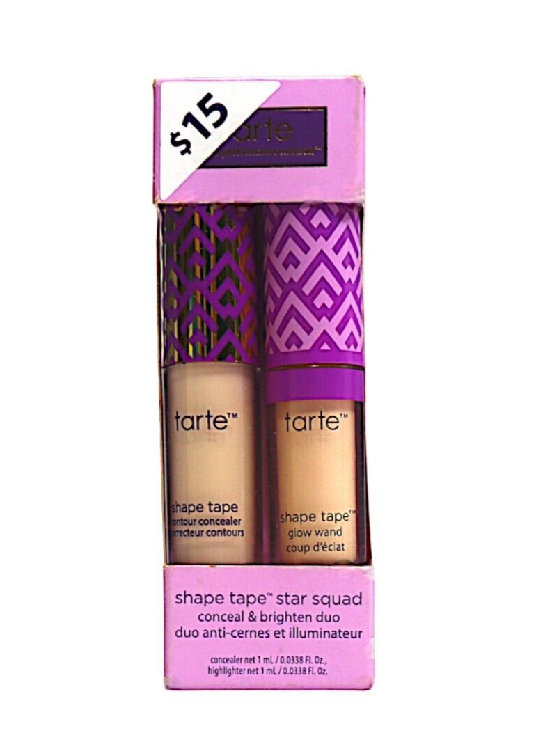 Tarte Star Squad & Shape Tape 2 piece set 1 ml. / 0.033 oz. CHOOSE SHADE.
