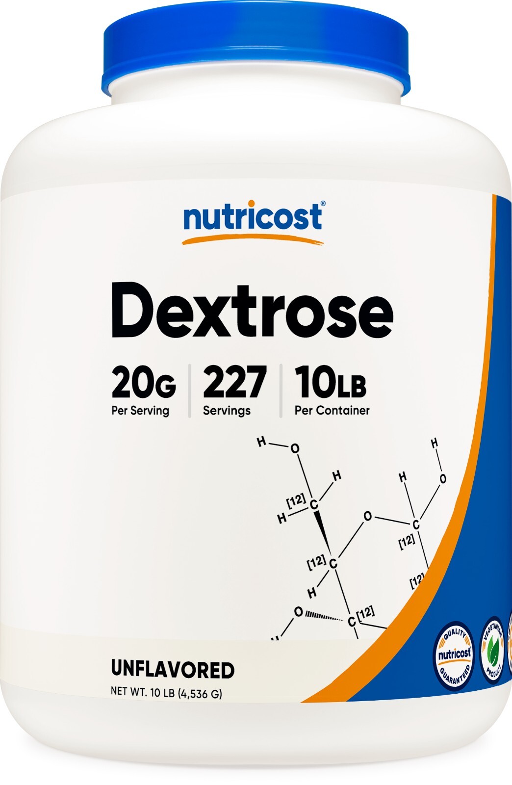 Nutricost Dextrose Powder 10 LBS, Non-GMO, Gluten Free
