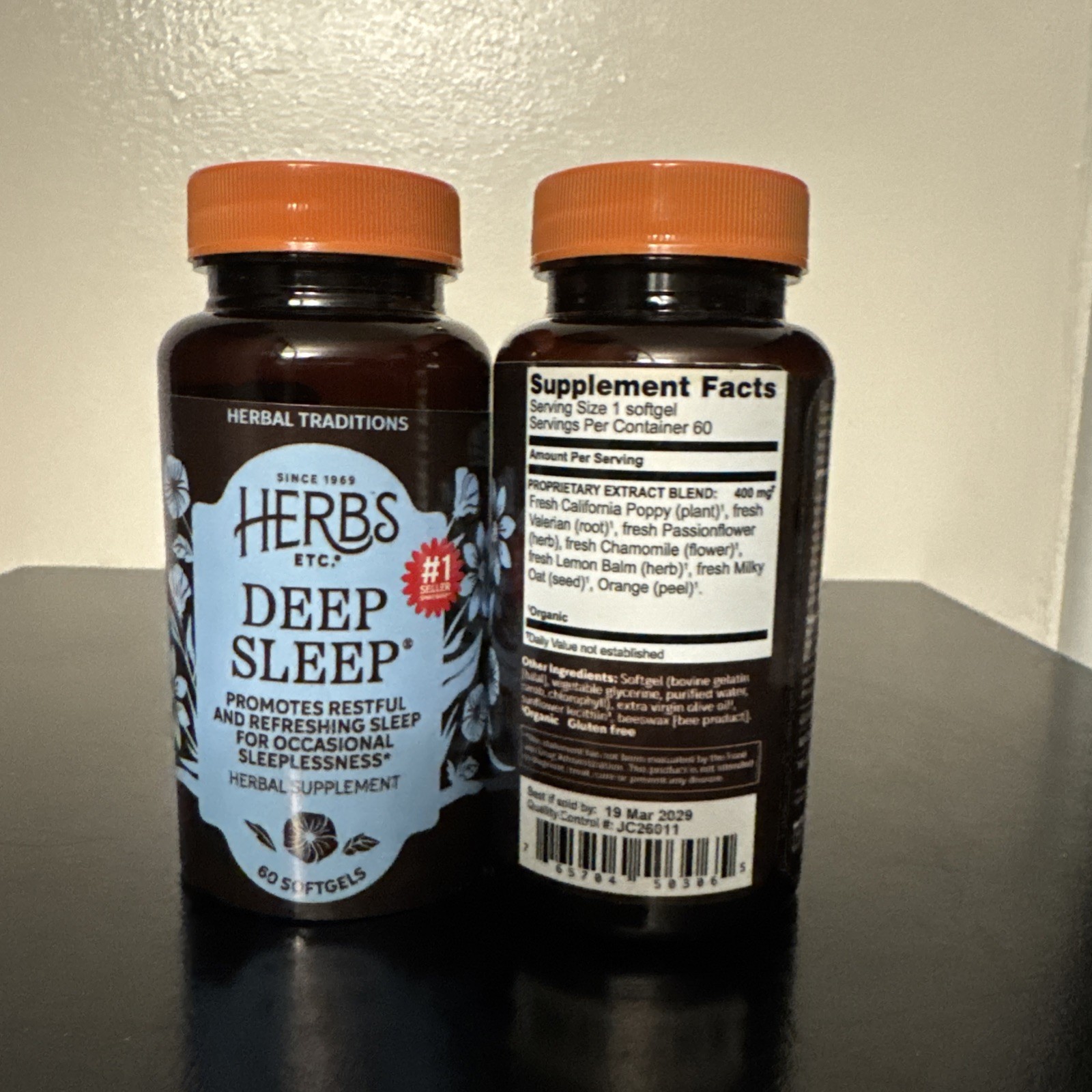 Herbs Etc. Deep Sleep 120 Softgels