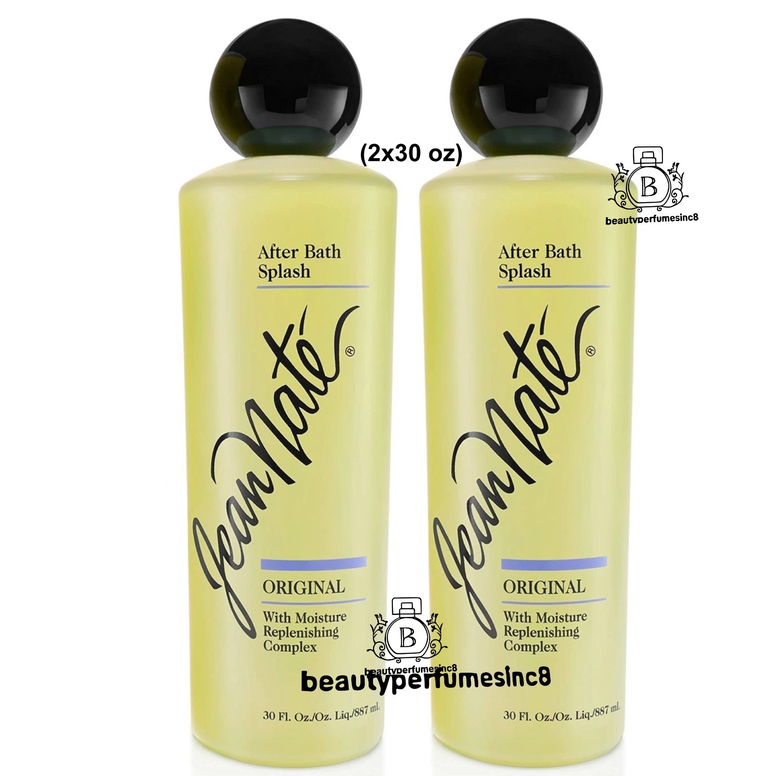 Lot of 2 – JEAN NATE After Bath Splash 30 fl oz For Women, Refreshing Scent
