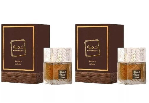 Khamrah Qahwa By Lattafa Edp 3.4 oz Unisex Spray 2 Pcs Pack