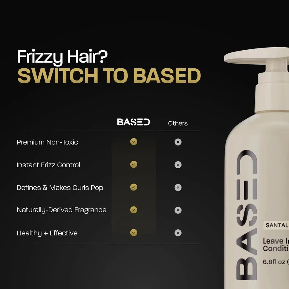 NEW BASE SANTAL LEAVE-IN CONDITIONER FOR HAIR CARE-FREE SHIP
