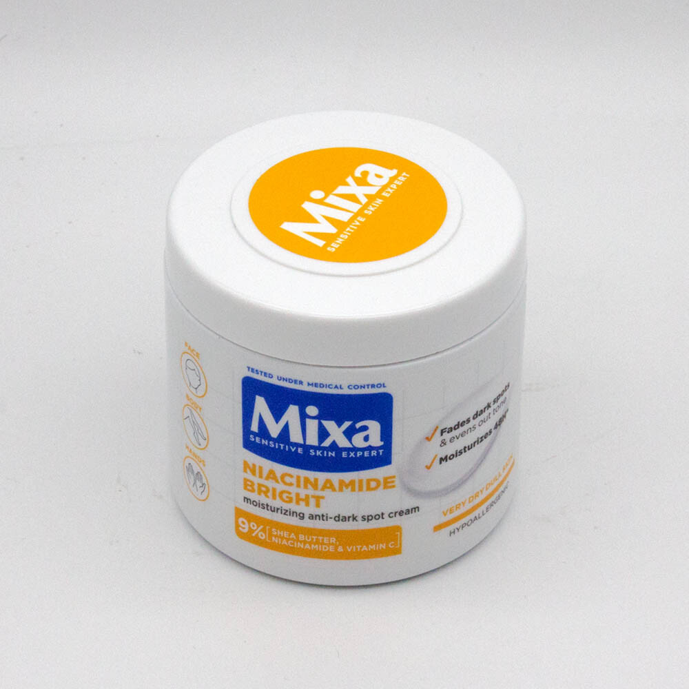 Mixa Niacinamide Bright Moisturizing Anti-Dark Spots Cream with Shea Butter x4