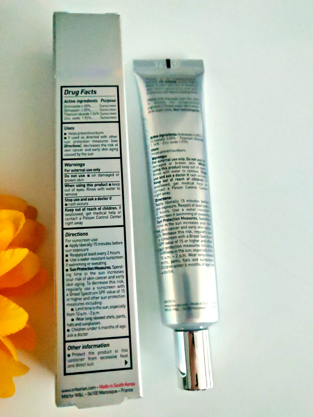 Erborian CC Creme Medium 1.5oz/45ml SPF25 Korean Skin Therapy – NEW in Box
