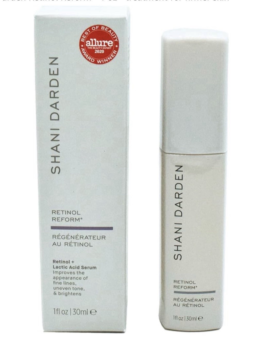 Shani Darden Retinol Reform 1% Encapsulated Retinol Serum 1oz 30ml NEW Sealed