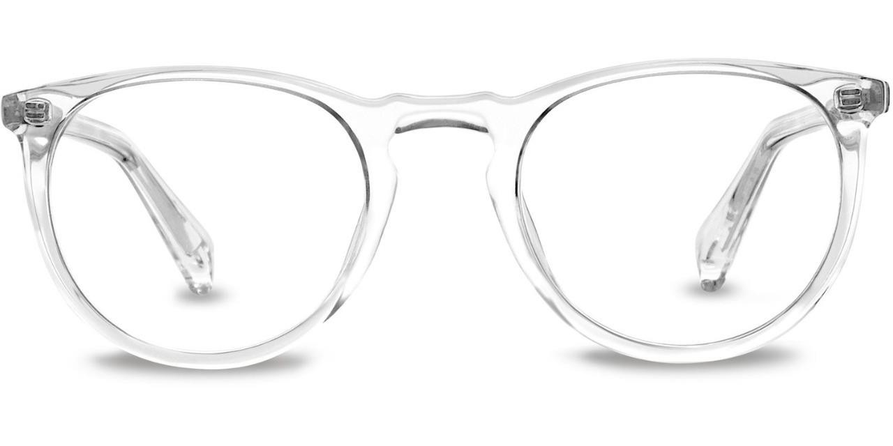 Warby Parker Haskell W 500 Crystal Eyeglasses w/Demo Lens 52-22-145