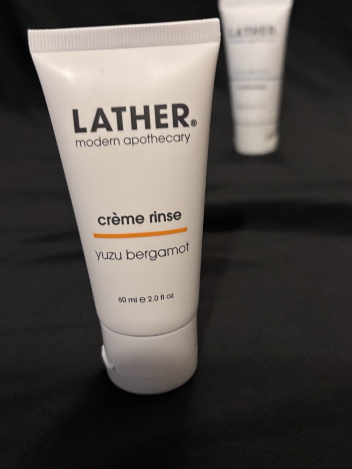 LATHER Travel Toiletries Set Body/Hair Wash Crème Rinse Face Soap Lavender