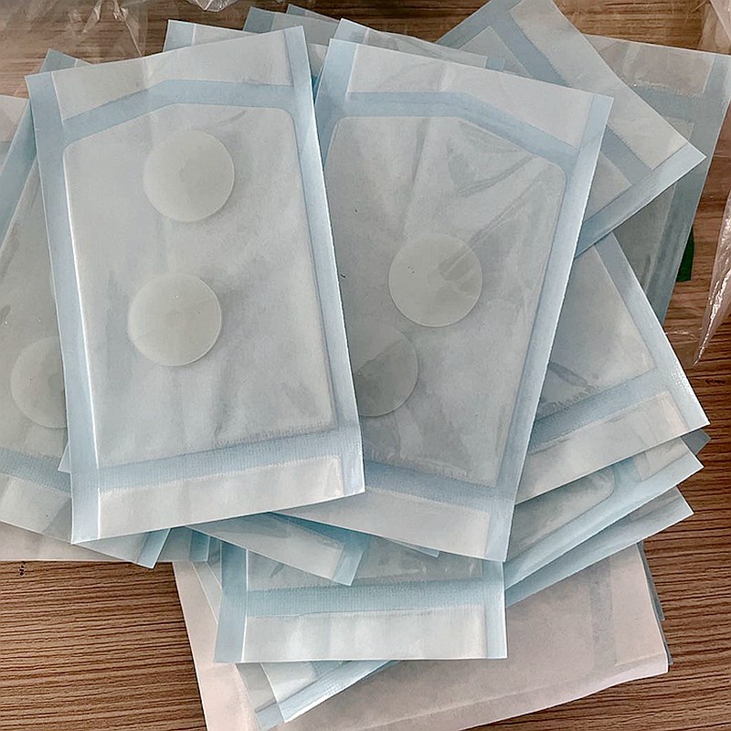 2 pairs Silicone septal button silicon septum nasal splint septoplasty