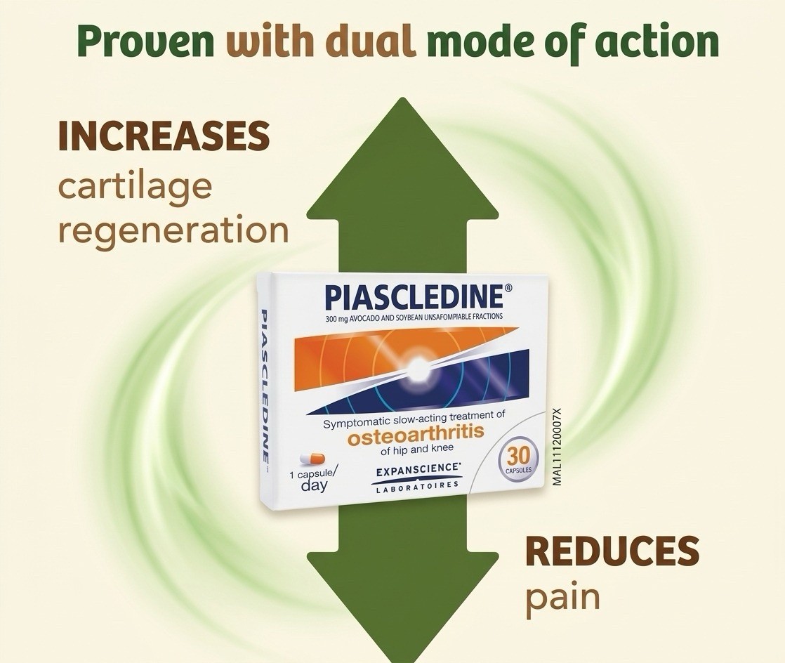 Piascledine 300 mg 90 Units Made In France