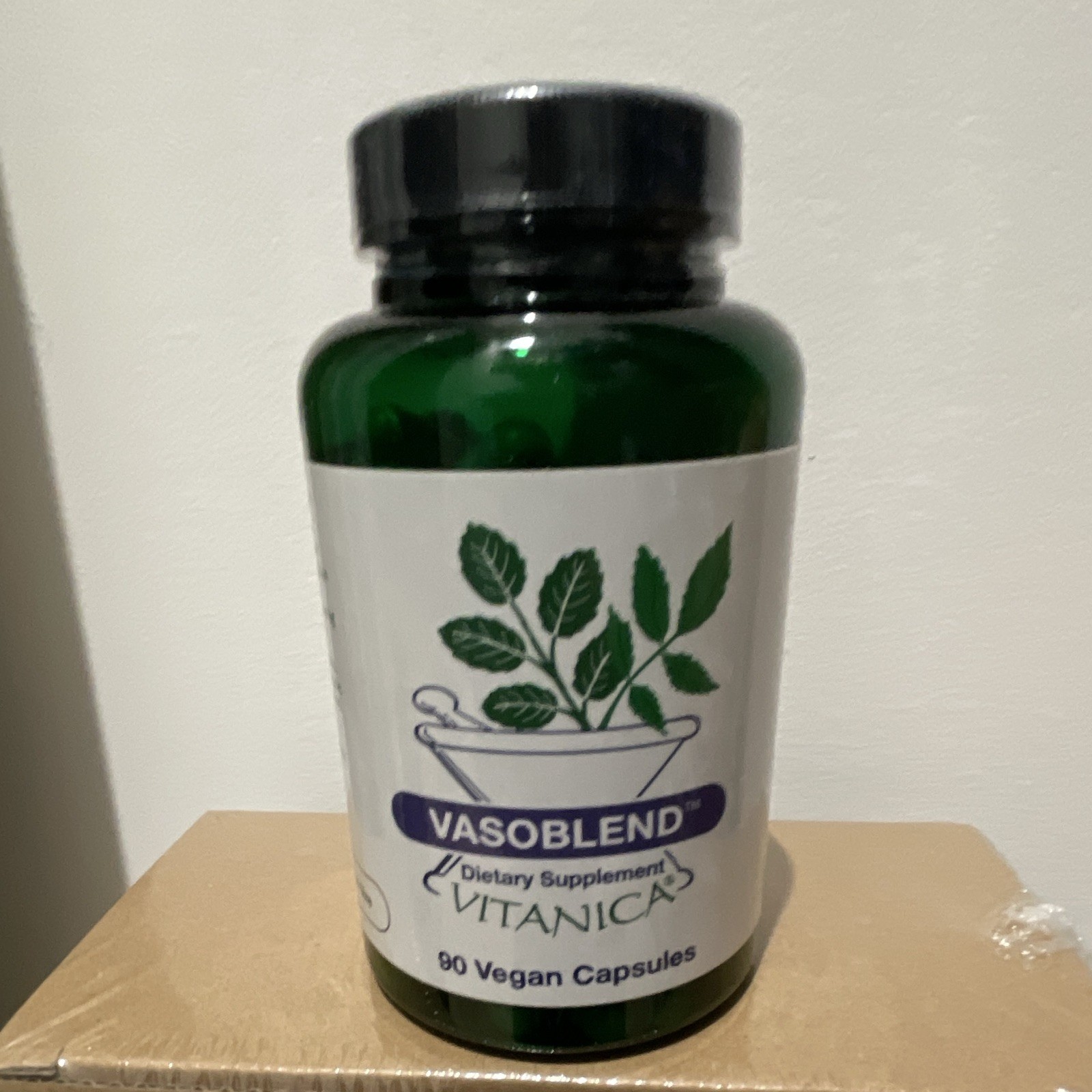 Vitanica VasoBlend Cardiovascular Support Vegan Capsules, 90 Count Exp 07/2027