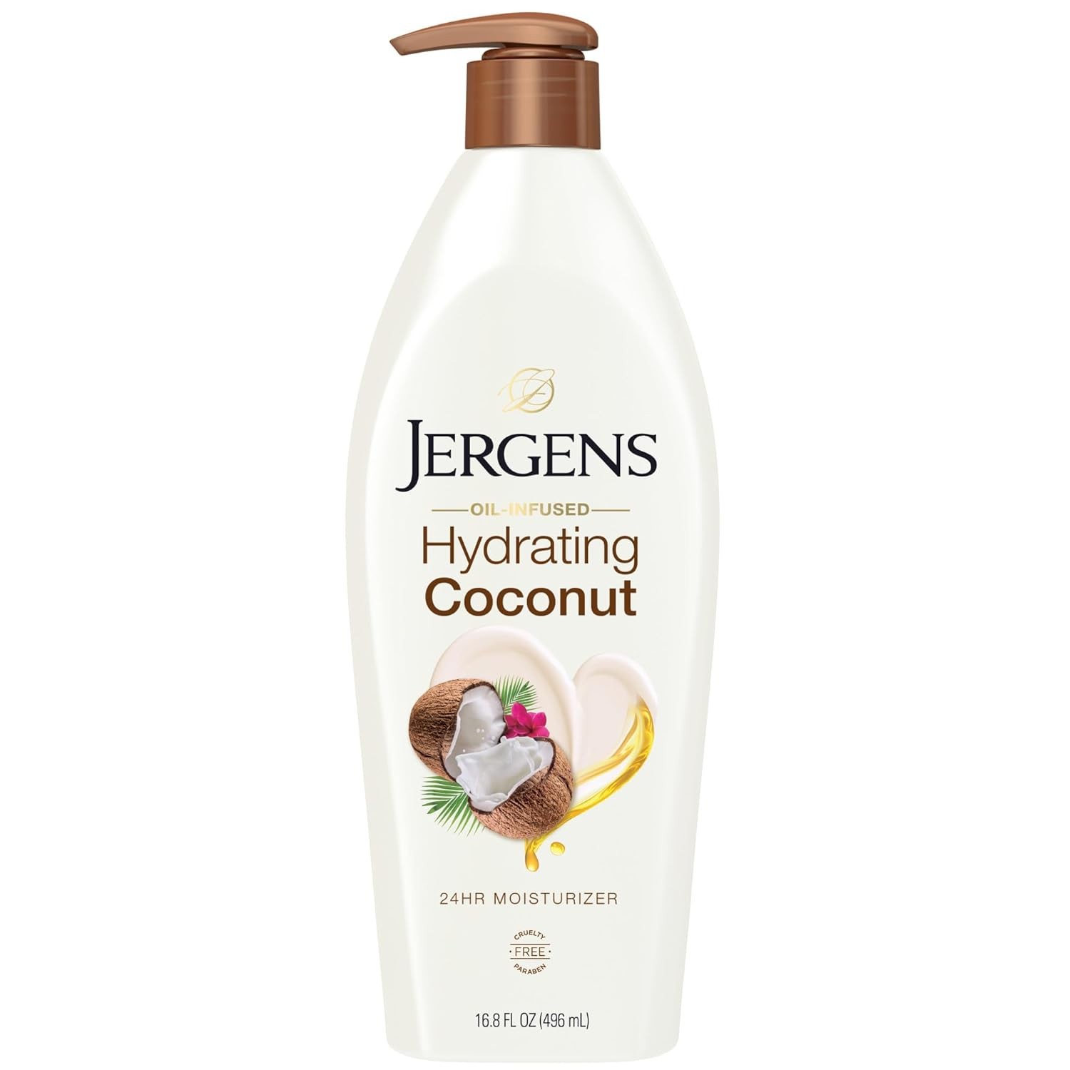 Jergens Hydrating Coconut Body Lotion 16.8oz Dry Skin