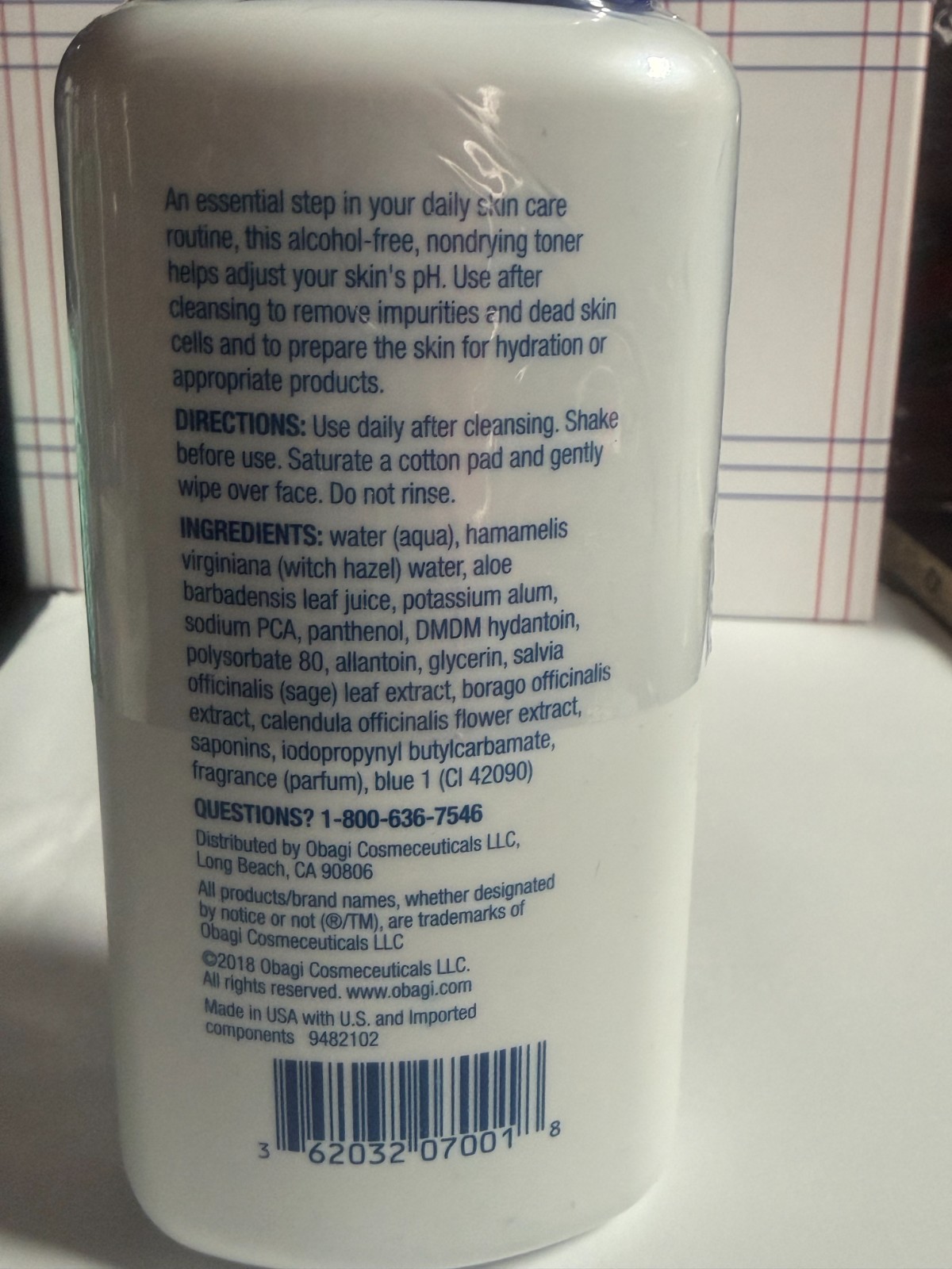 OBAGI Nu Derm Toner 6.7 fl oz 198ml AUTHENTIC Sealed