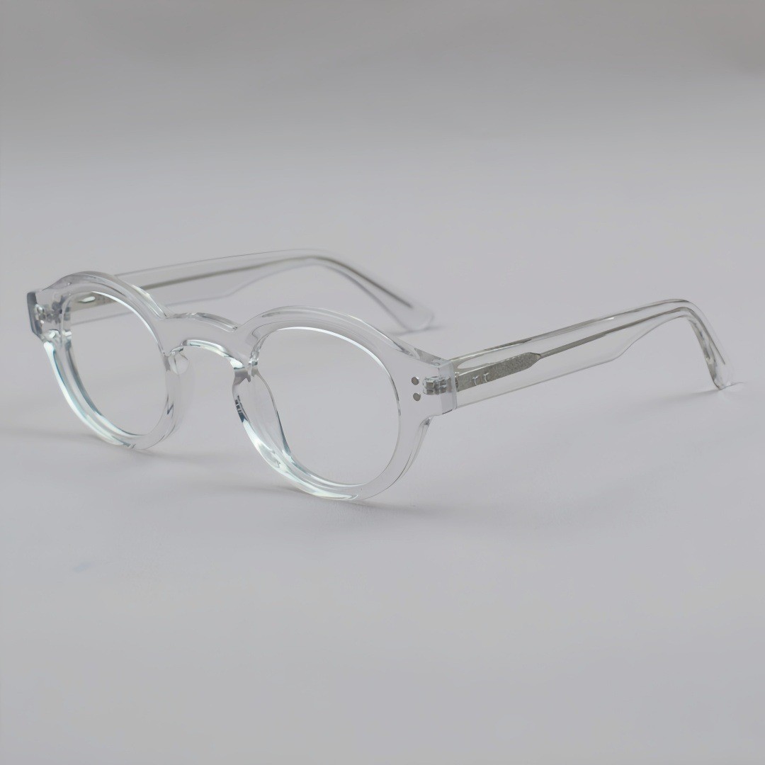 Hand made Glasses Retro Round Full Rim Antique Eyeglass Frames Unisex Eyewear
