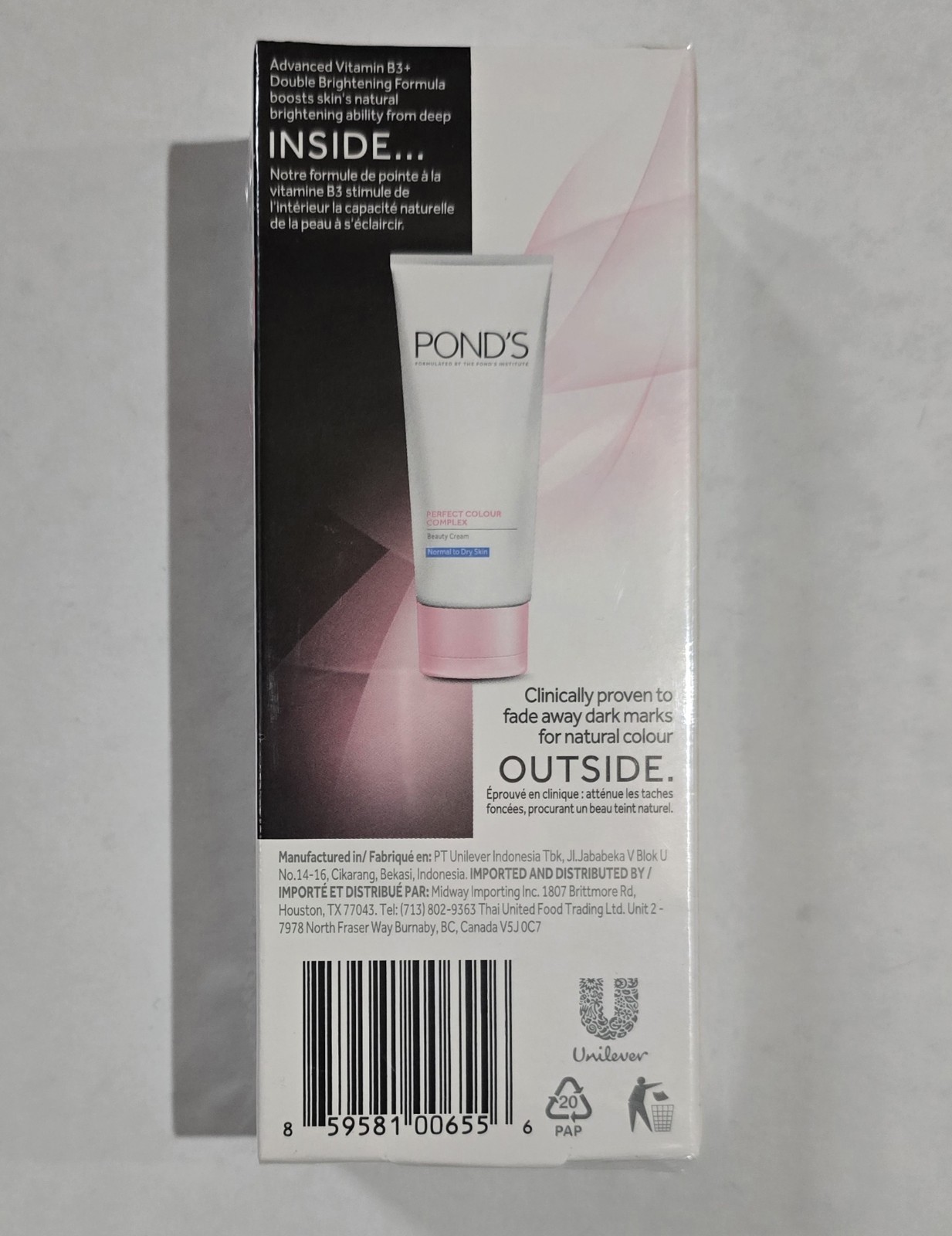 Ponds Perfect Colour Complex Beauty Skin Cream. Anti Aging & Lightening. 1.35 Oz