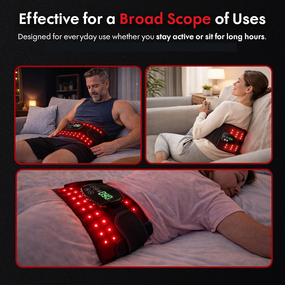 LED Red Light Therapy Pad Infrared Mat Device Back Full Body Muscle Pain Relief