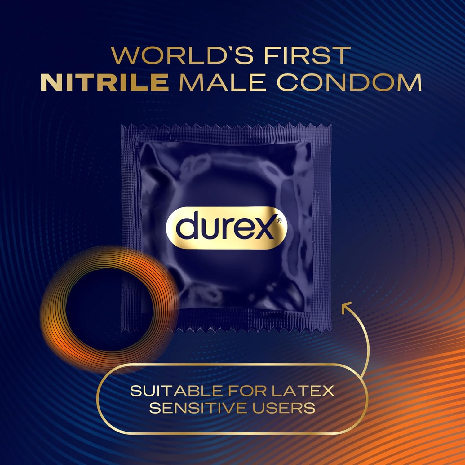 Durex Intense Non Latex Ultra Thin Silicone Lubricated Condoms 24 Count