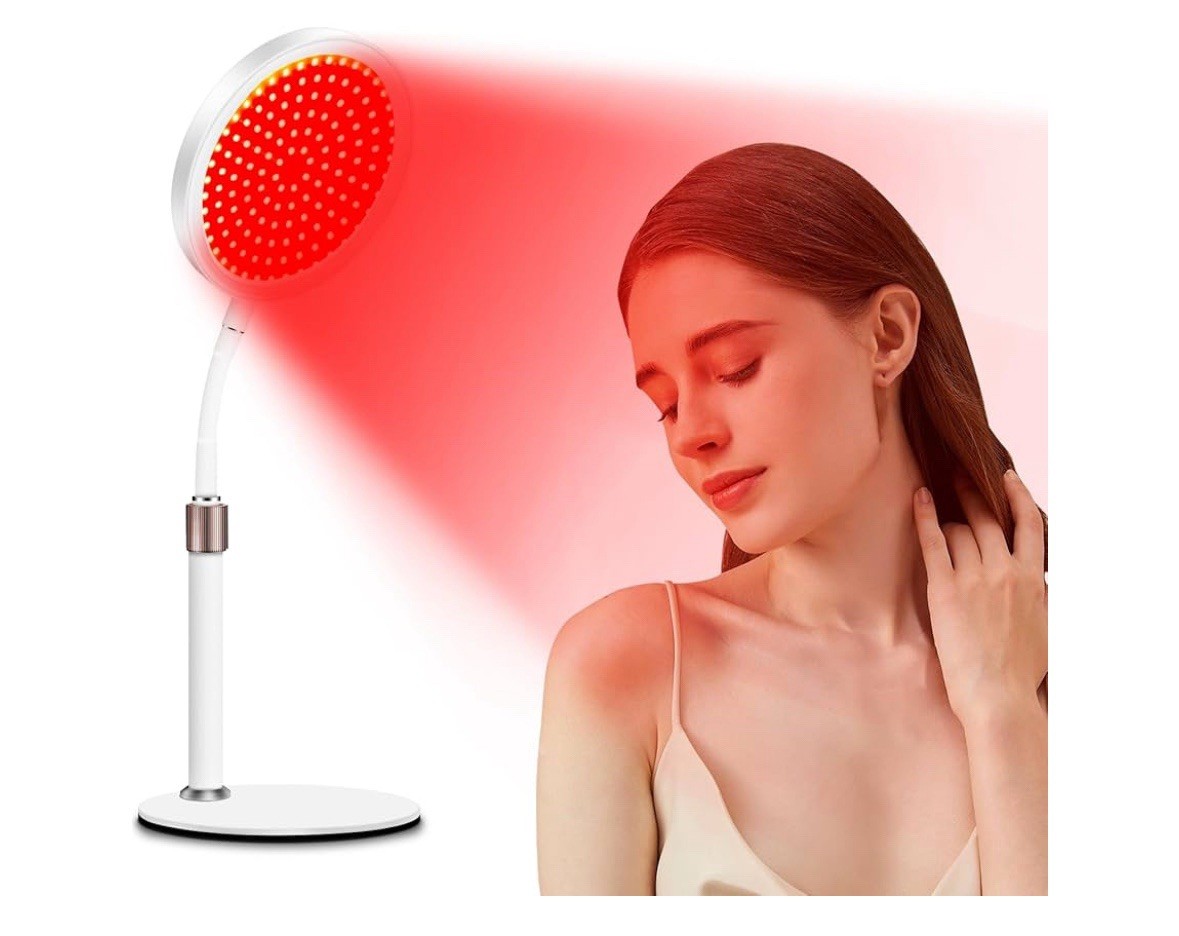 Red Light Therapy Device with Base, 660nm & 850nm &940nm Near M