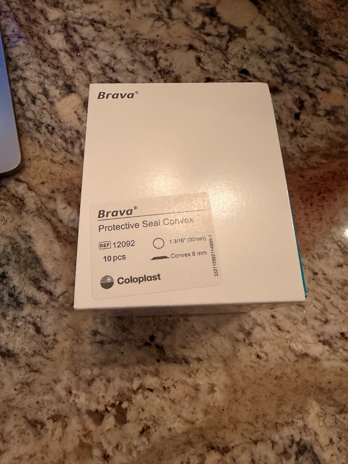 10 Coloplast 12092 Brava Protective Seal Convex Barrier 1-3/16 Exp 8/2026-2027