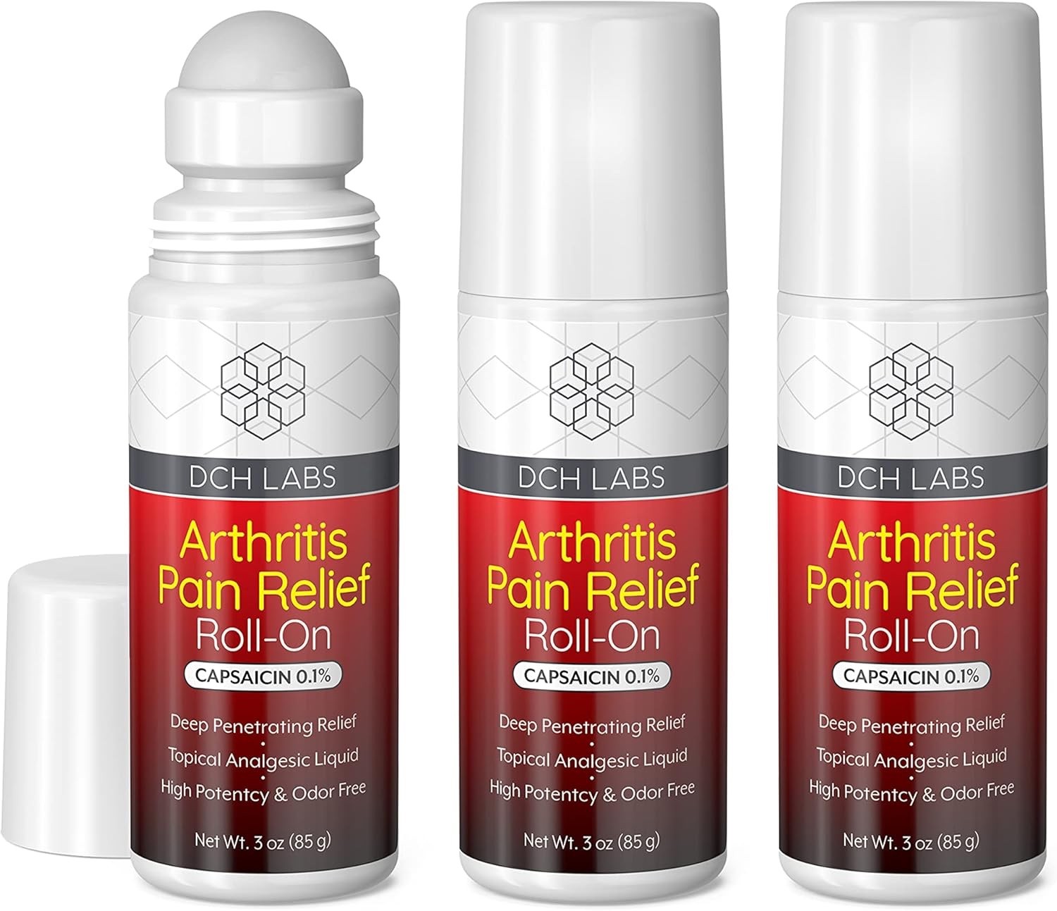 Warming Arthritis Pain Relief Roll-on, Deep Penetrating Capsaicin Blocks Your…