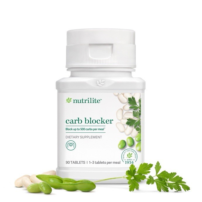Nutrilite Carb Blocker Supplement, White Kidney Bean, 90 Tablets