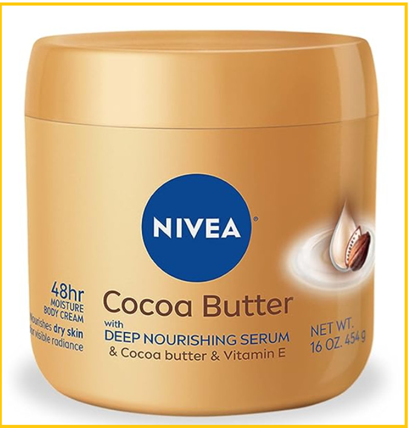 NIVEA Cocoa Butter Body Rich Creamy For Dry Skin 15.5 Oz