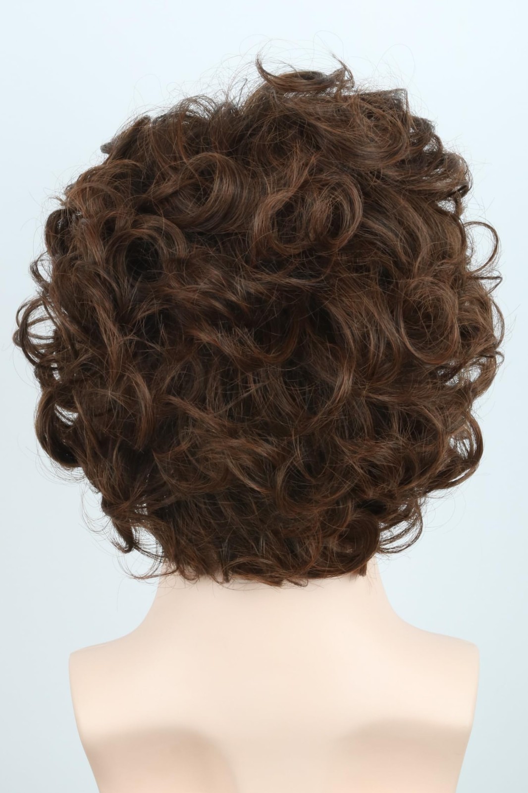 Natural Brown Layered Men’s Wig – 70s 80s Disco Hippie Costume Party Cosplay