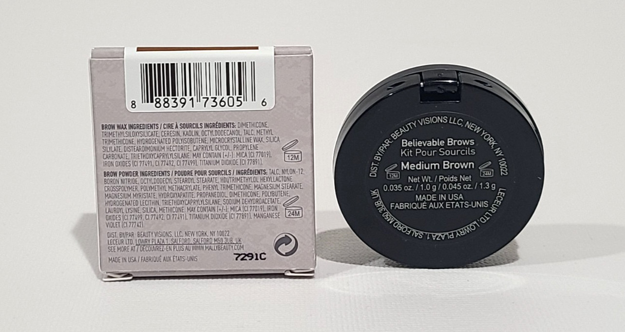 Mally Believable Brows Medium Brown 0.035 oz