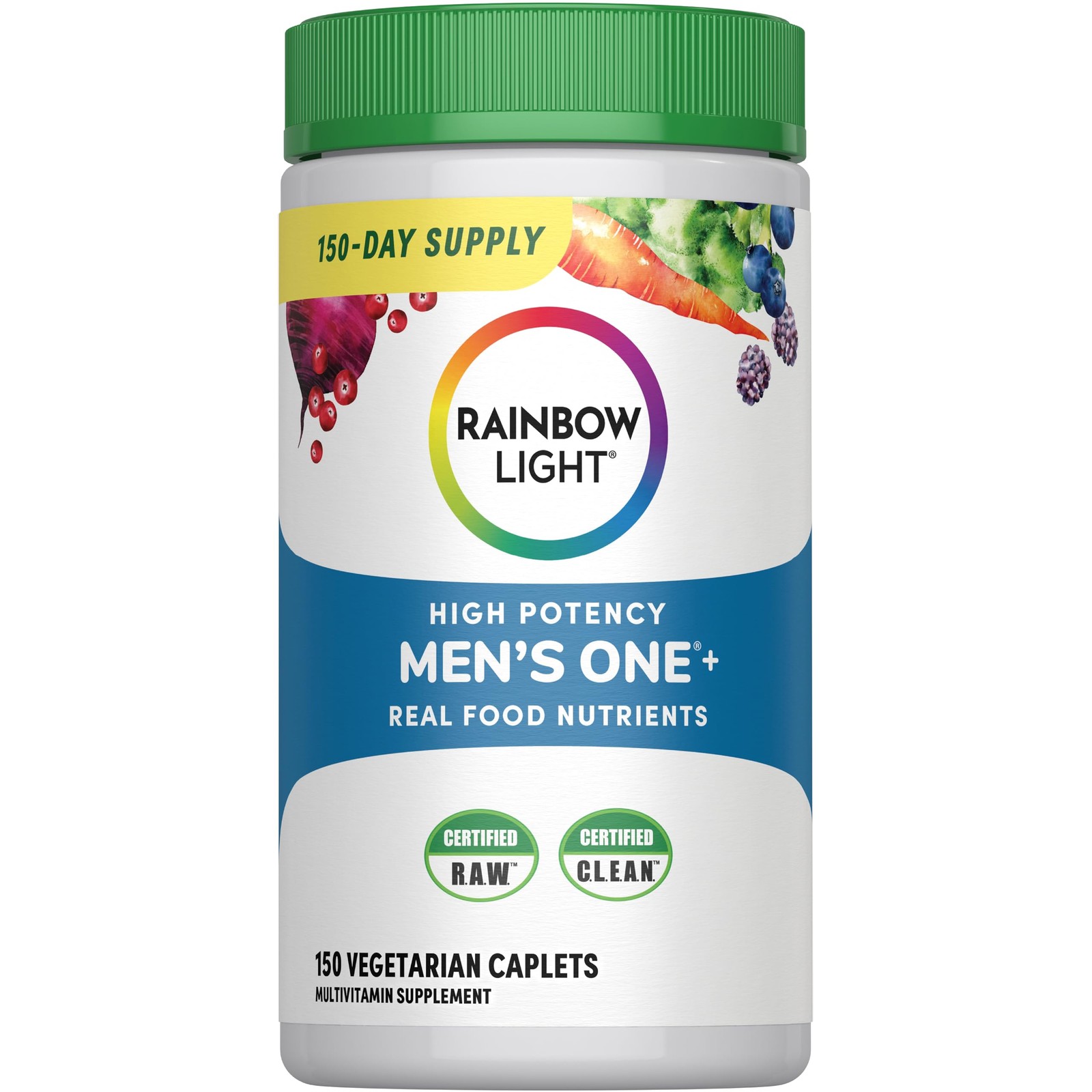 Mens One High Potency Daily Multivitamin, Vegetarian, 150 ct., Package May Vary
