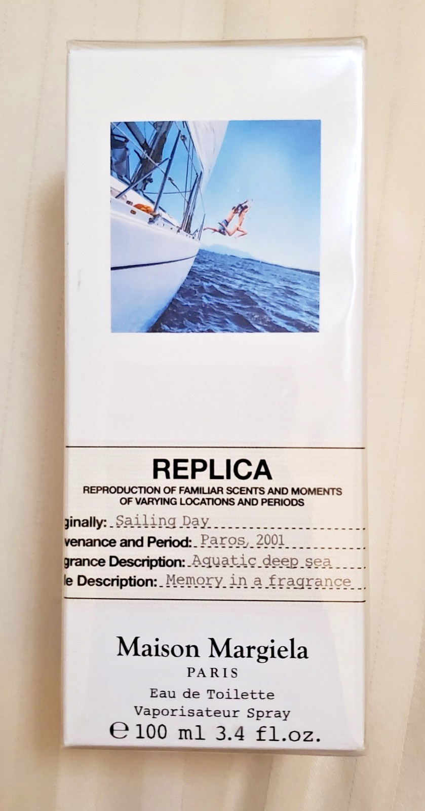 NEW IN BOX Replica by Maison Margiela Eau de Toilette SAILING DAY 3.4FL/100 mL