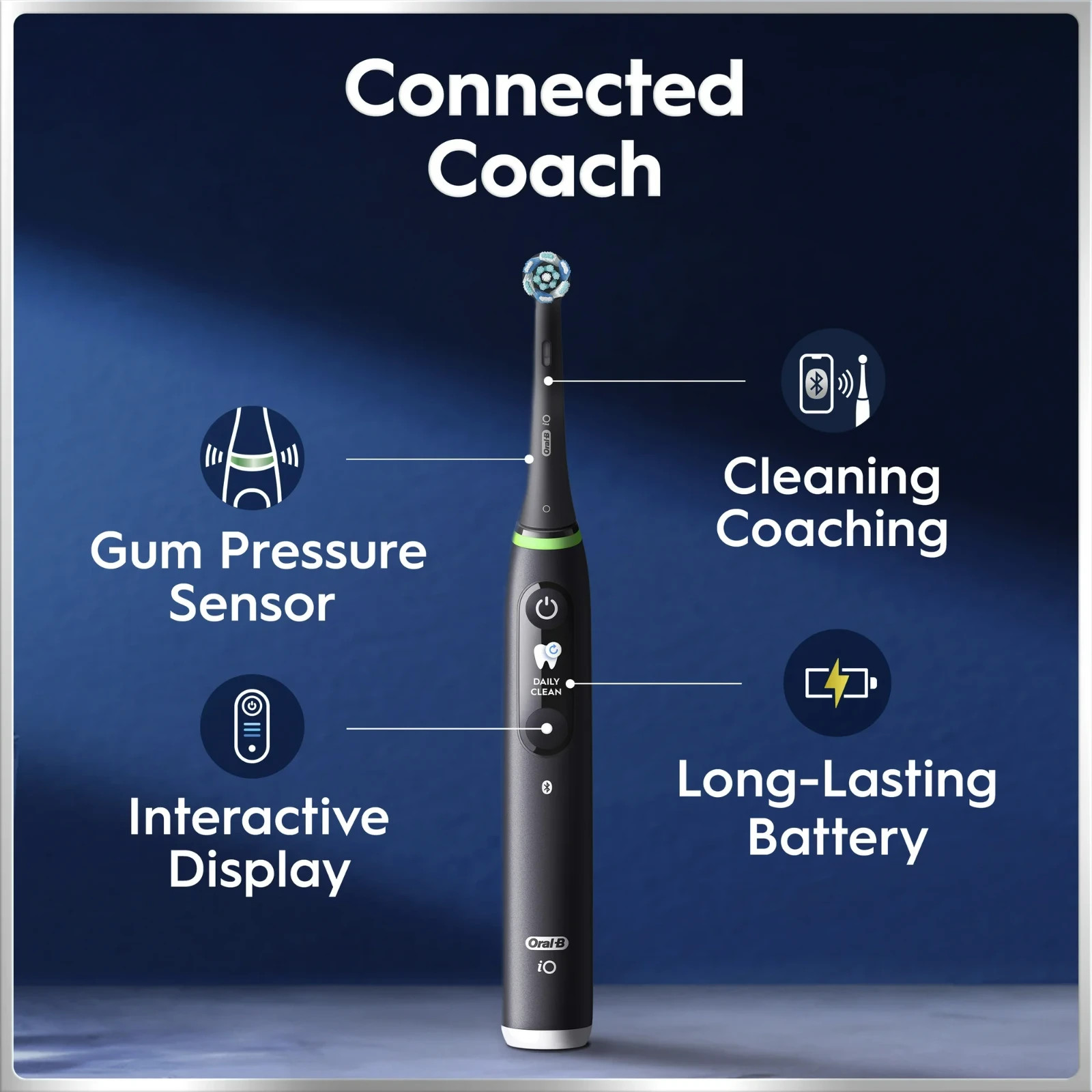 Oral-B iO 6 Series Electric Toothbrush – Black Lava – NEW – SEALED