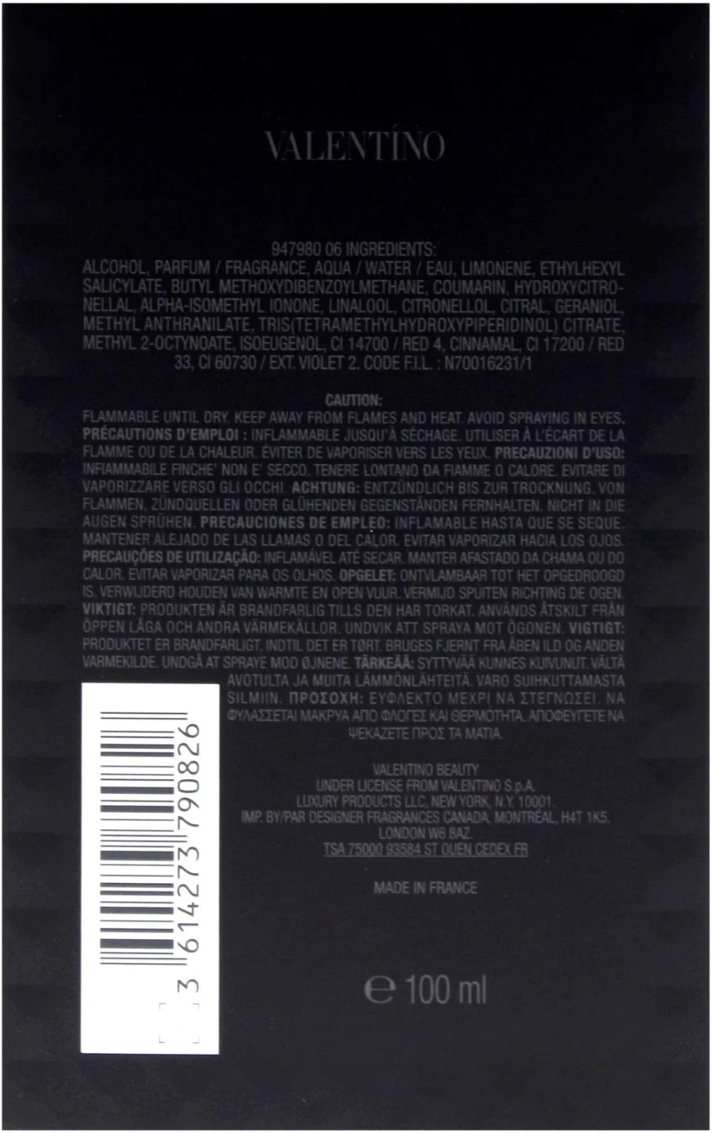 Valentino Born in Roma Intense Eau de Parfum Intense Spray 100 ml