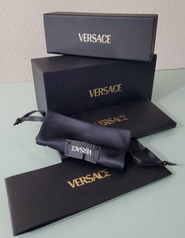 Versace OVE3373U Eyeglass Frames Transparent Bordeaux/Burgundy 54-17 140 NEW