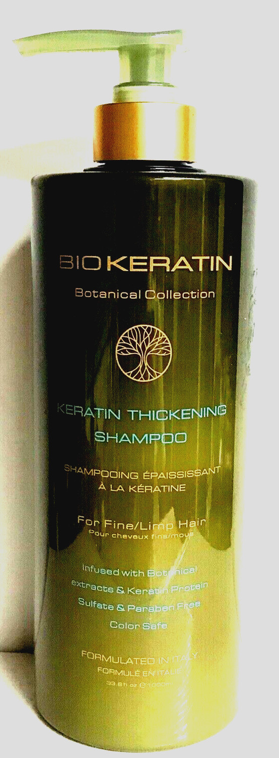 Bio Keratin Botanical Collection ~ Keratin Thickening Shampoo 33.8 fl oz NEW!!