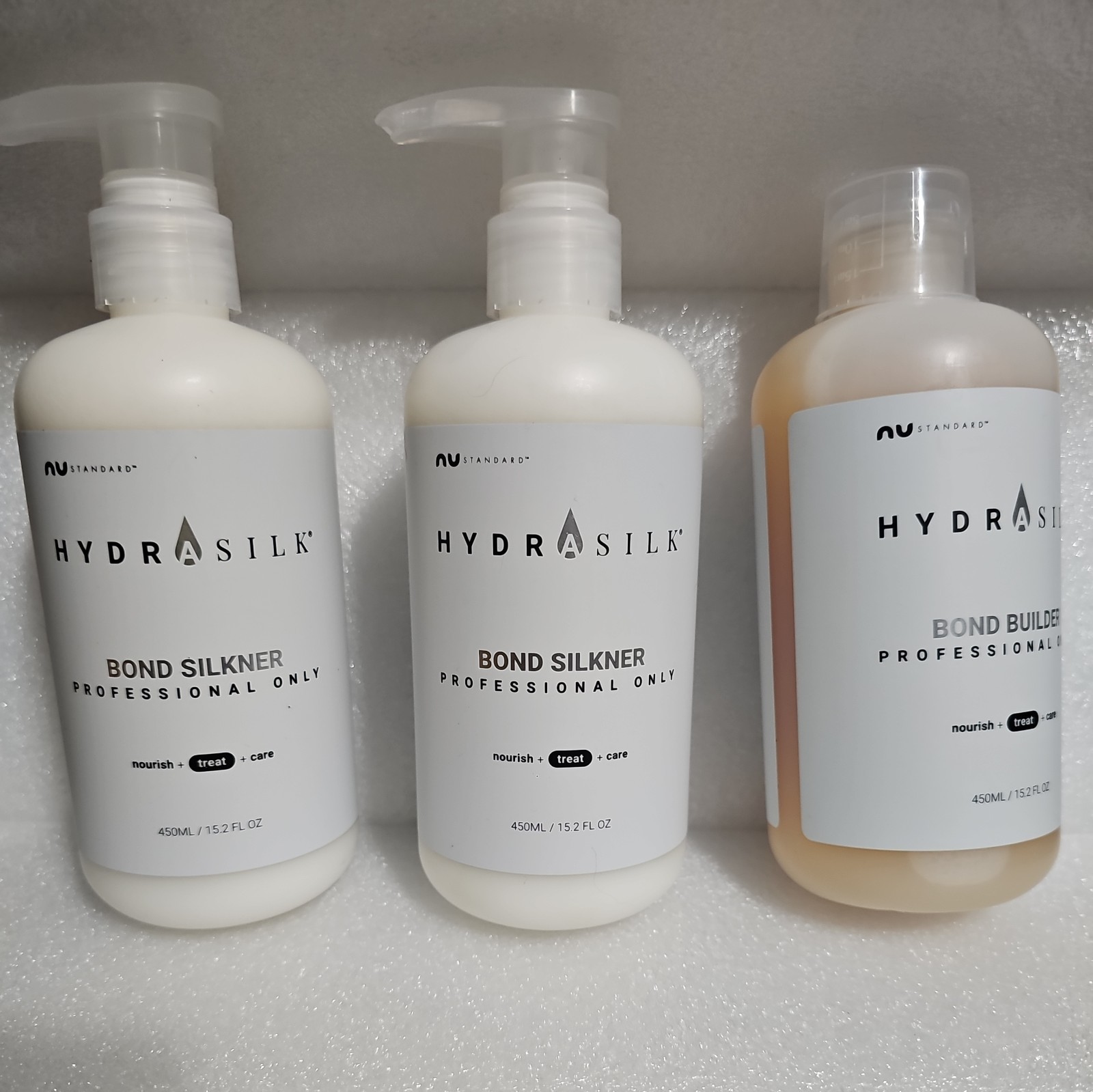 NEW – Nu Standard ~ Hydra Silk Hydrating Bond System Savvy Set