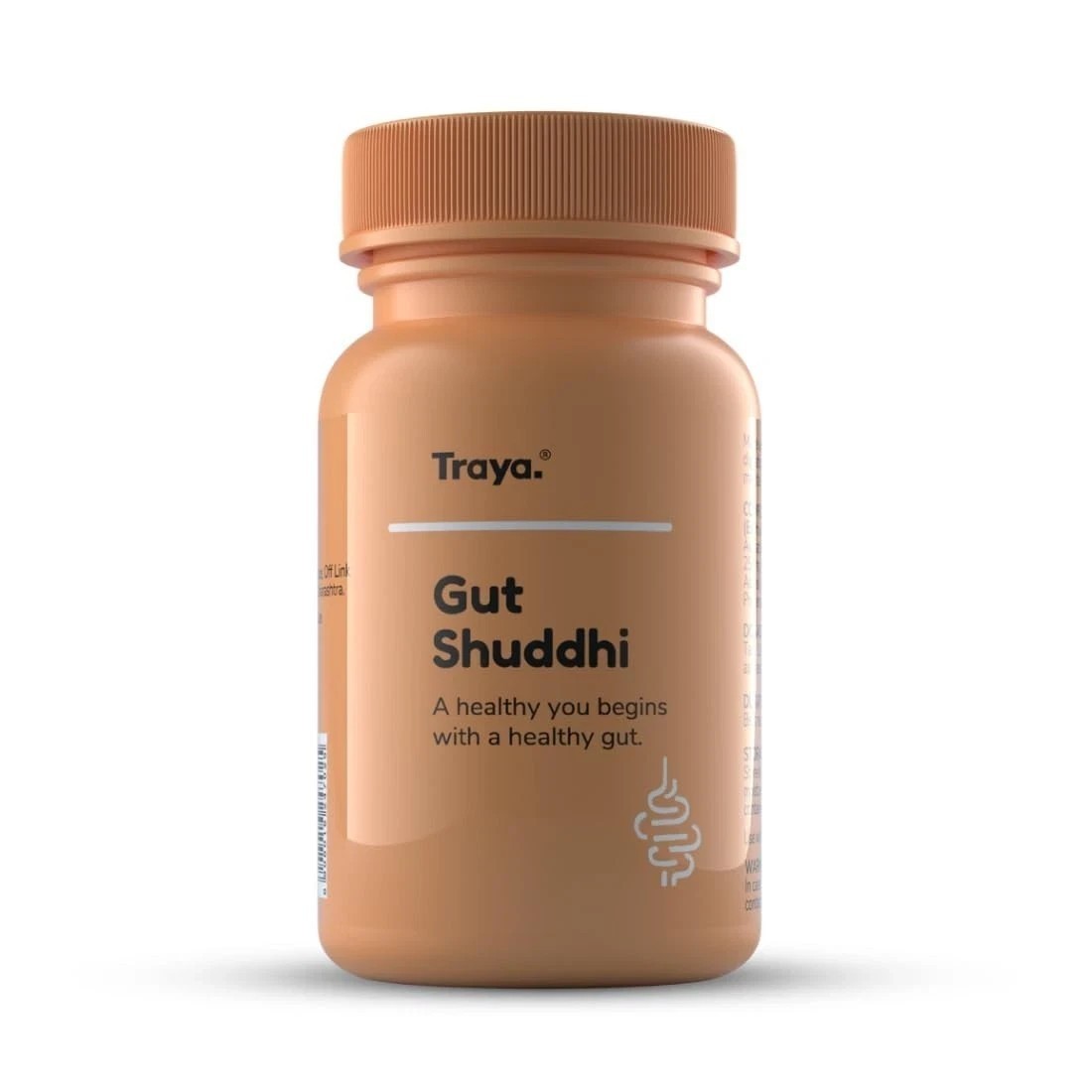 Gut Health Tablets for Constipation, Bloating & Gas Relief, Boosts Metabolism