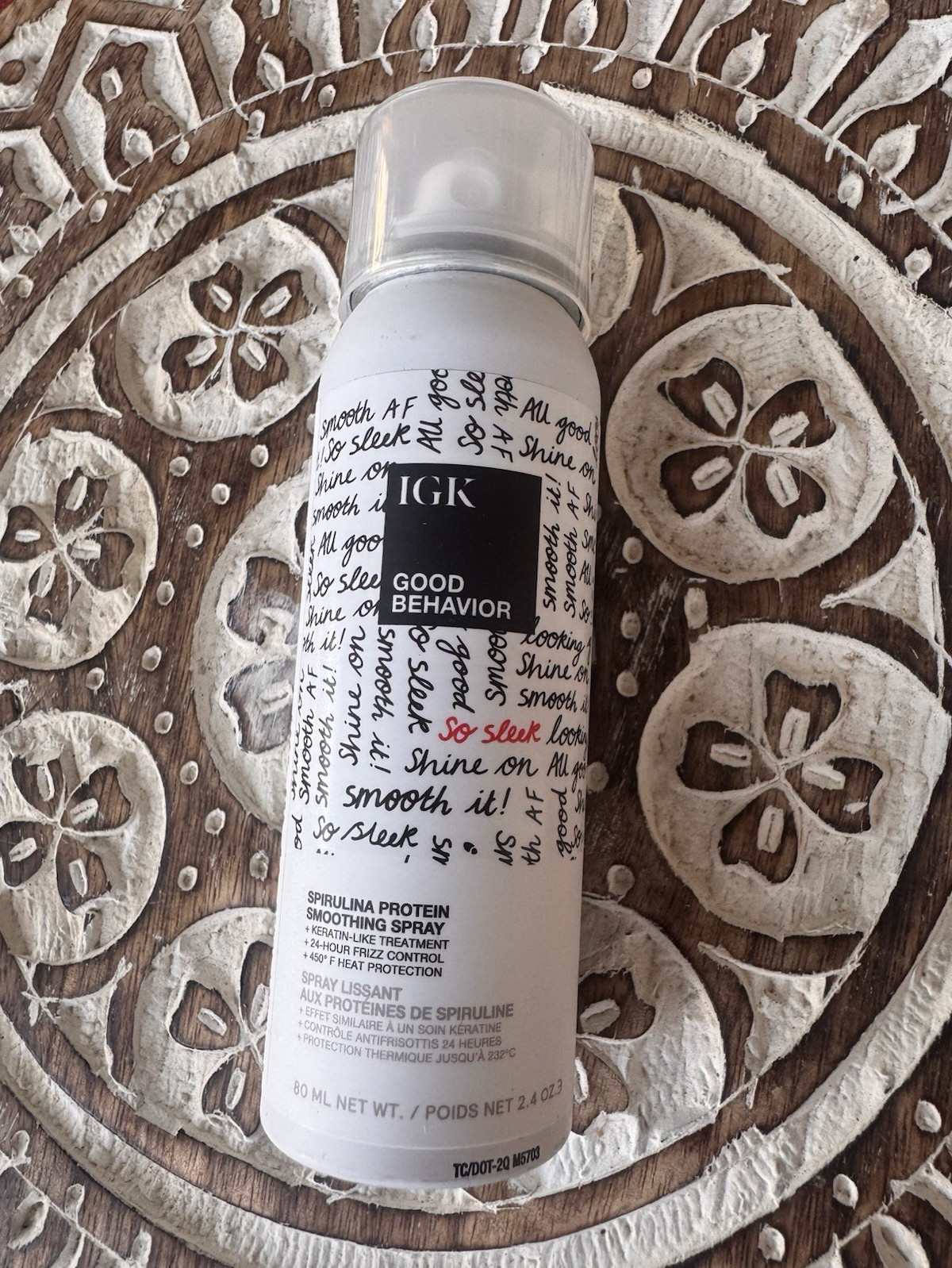 IGK Good Behavior Spirulina Protein Smoothing Spray 2.4 oz