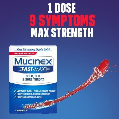 Liquid Gel Caps for Cold & Fever Relief – 2Pk