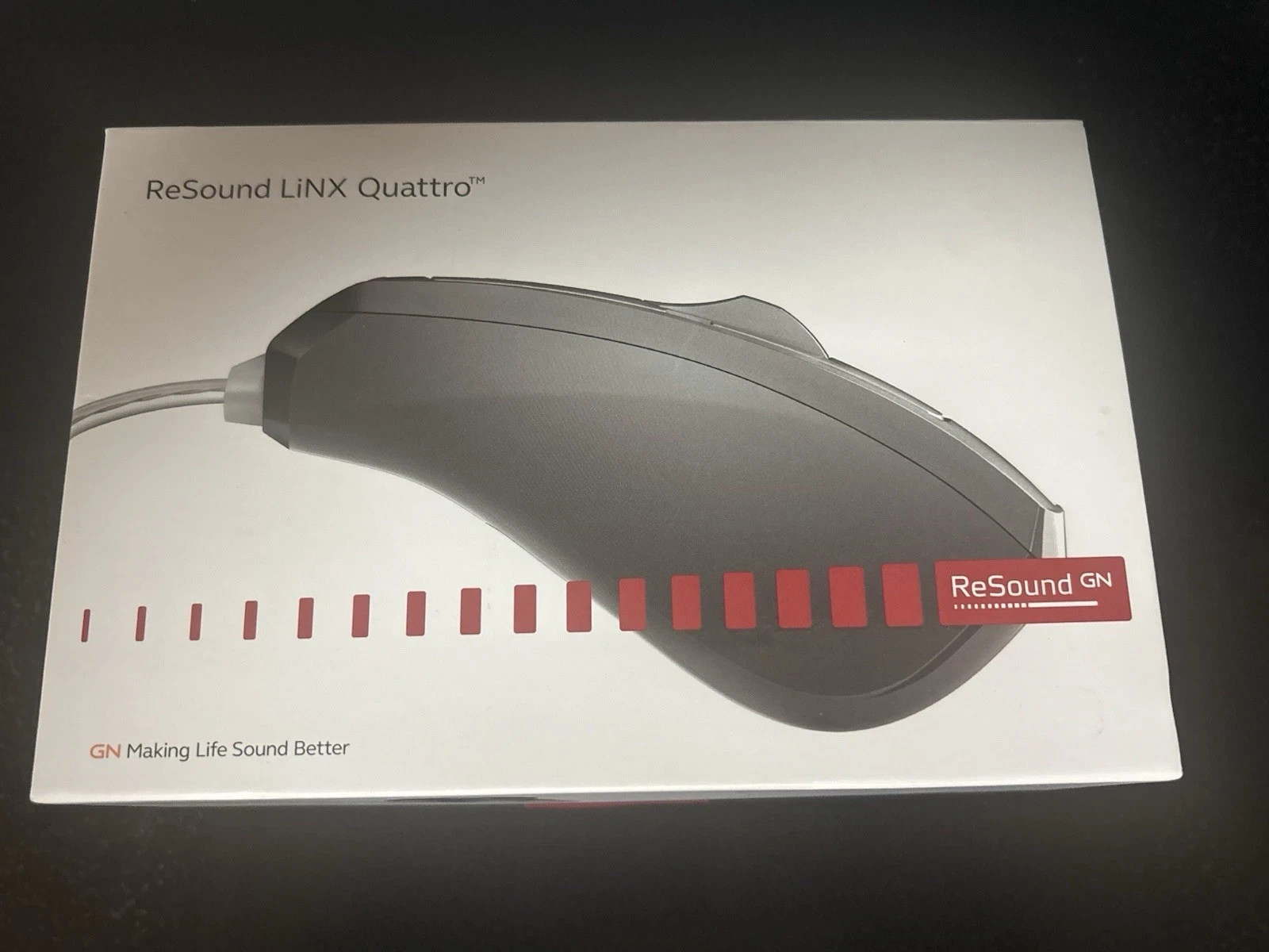 ReSound LiNX Quattro 61 | Rechargeable Hearing Aids & C-1 Charging Case