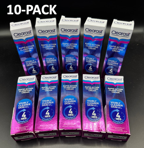 10x – Clearasil Rapid Action Clarifying Cream 4-hr Reduce Spots Blemishes 25ml