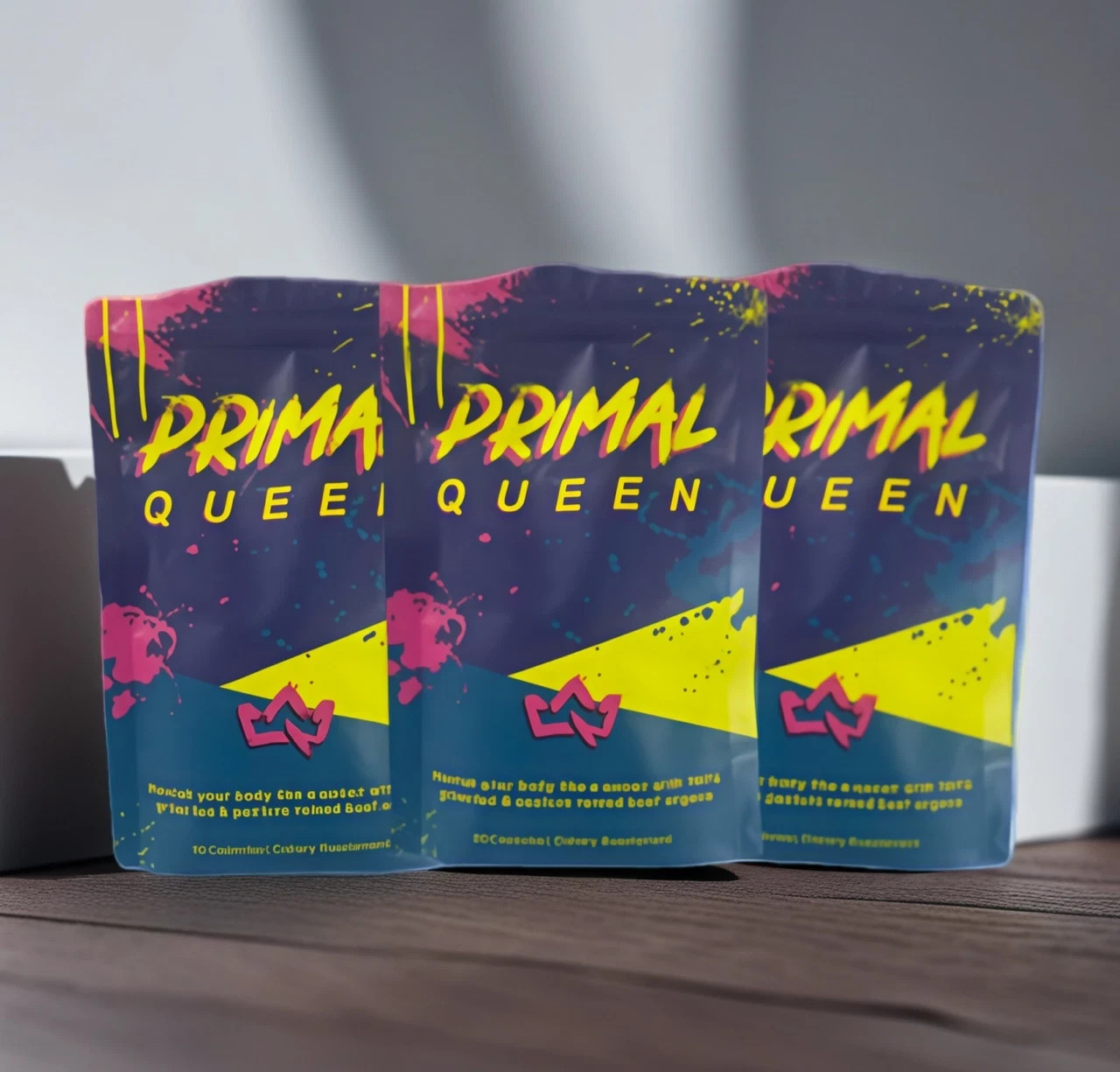 3pcs Primal Queen Supplement for Women 60 Counts Beef Organ – 1 Month Supply