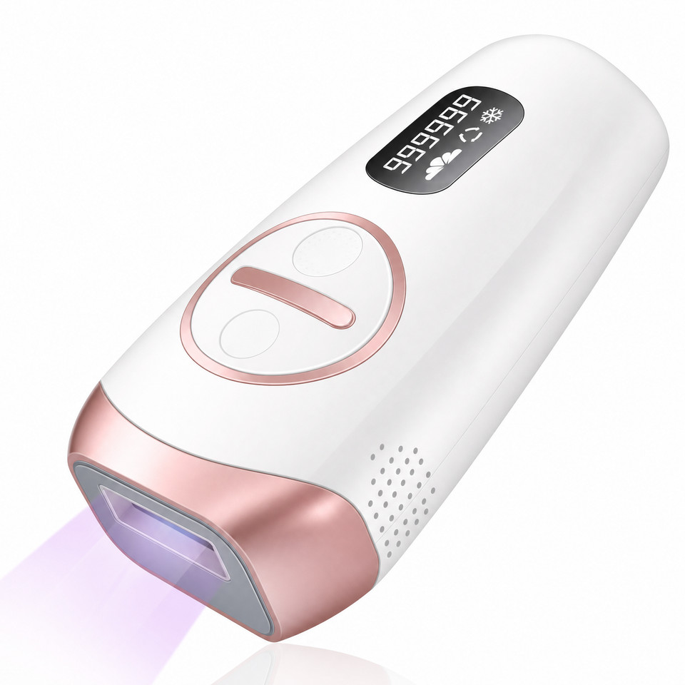 IPL Laser Hair Removal With Cooling System, at-Home Permanent for Women and Men
