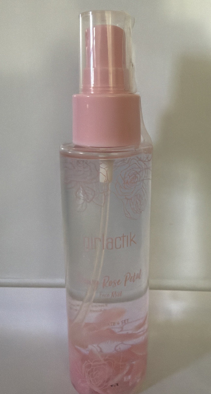 Girlactik Rose Petal Dewy Face Mist. Net Wt 60 ml/ 3.3 Fl Oz Petal Mist