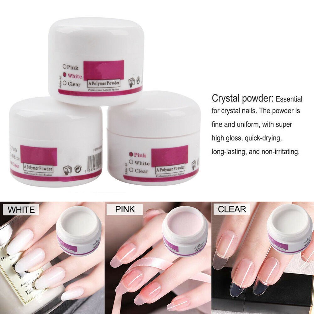 DIY Nail Kit For Beginners With Acrylic Powder Phototherapy Gel & Tools