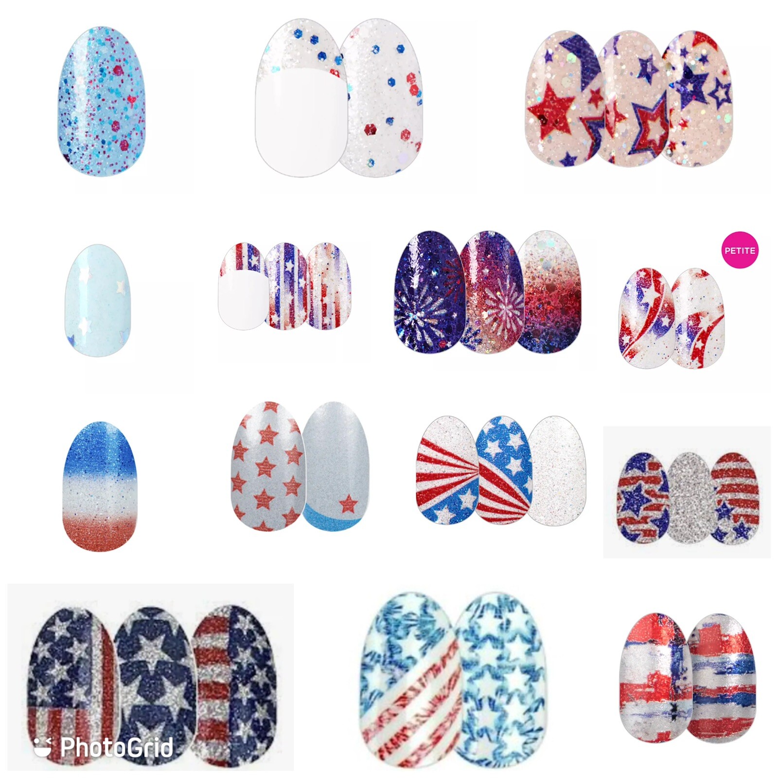 🎉NEW color STREET Polish Flag Patriotic 4th of July America Current Retired 🧨