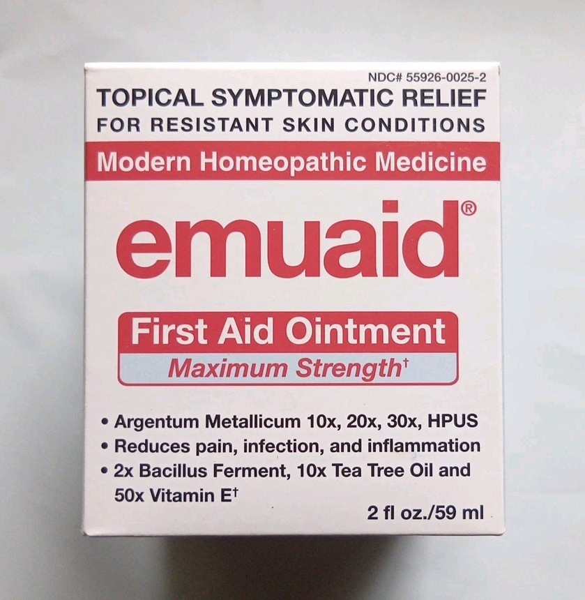 !SALE! EMUAID Maximum Strength 2oz FREE SHIPPING USA 07/2027+ Expiration.