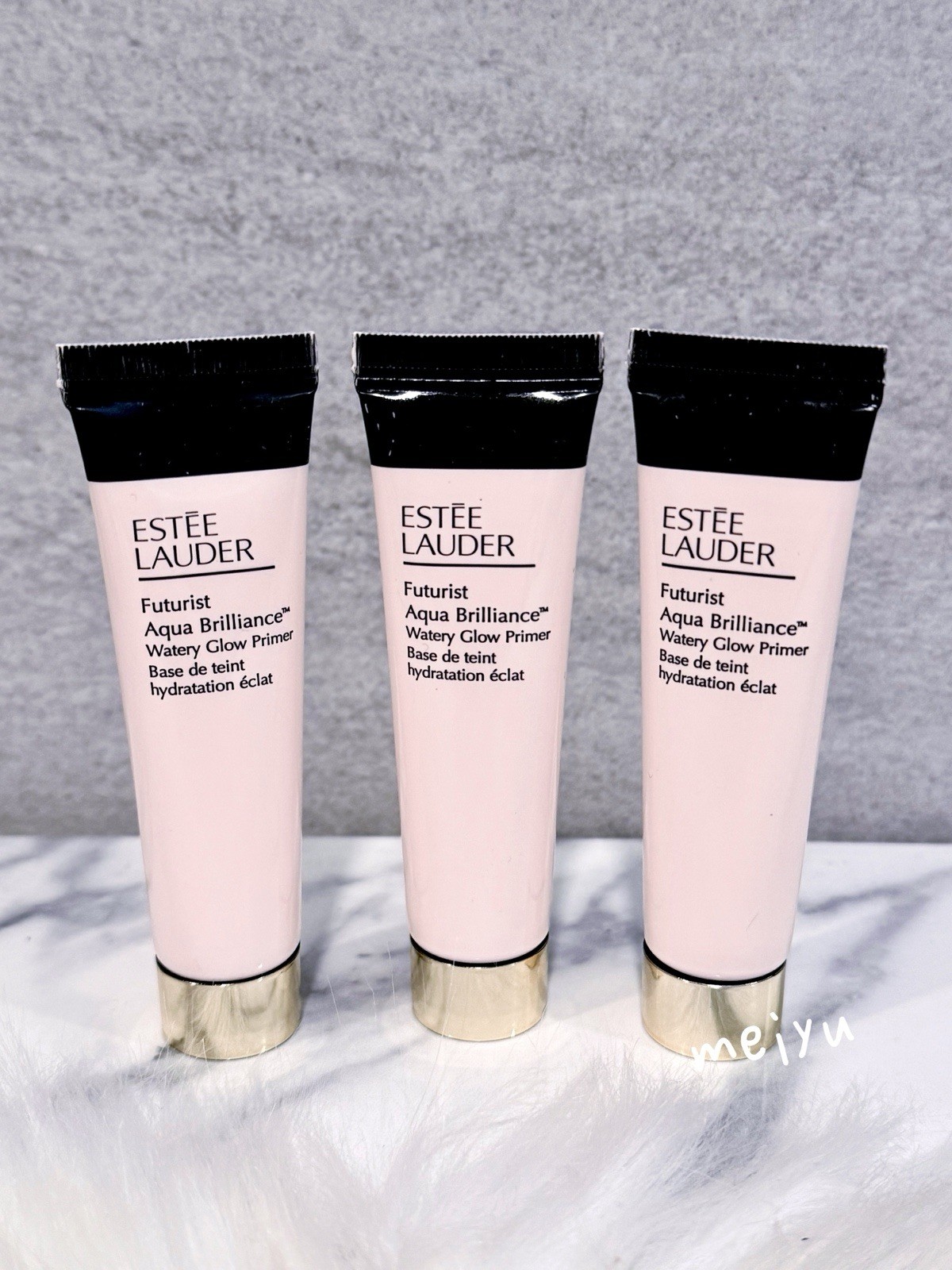 3 x Estee lauder Futurist Aqua Brilliance Watery Glow Primer, 15ml/Each, New